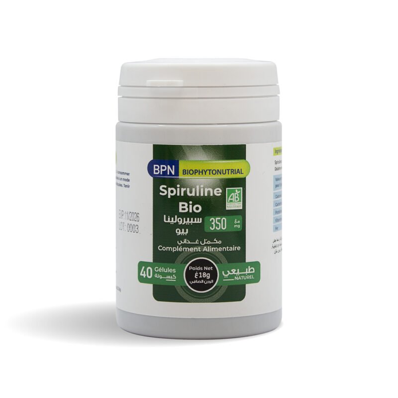 Spiruline 350mg gelules